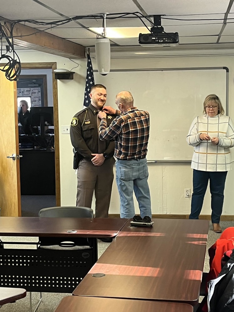 Chase Lohr gets promoted to sergeant